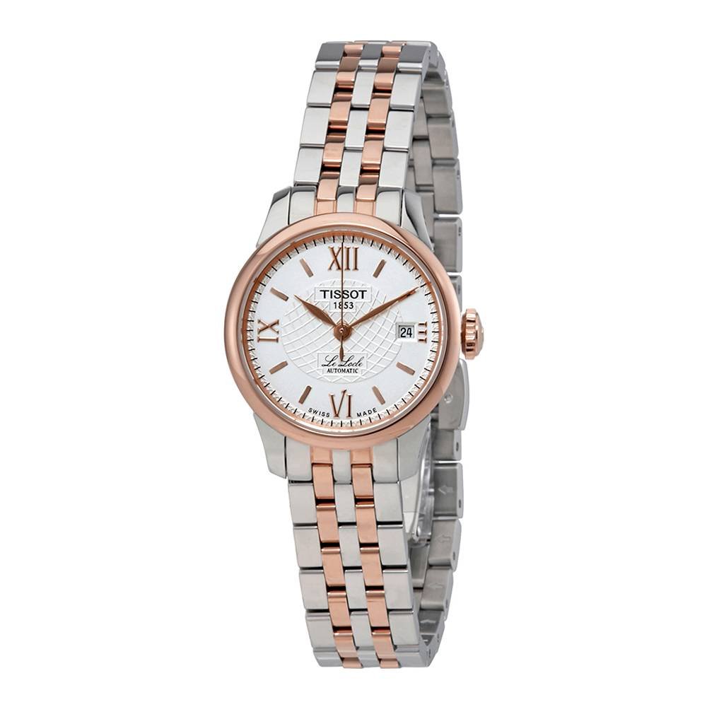  Shop Authentic Tissot Le Locle Automatic Small Lady Silver Dial Two Tone Steel Strap Watch For Women - T41.2.183.33 - Luxxuri