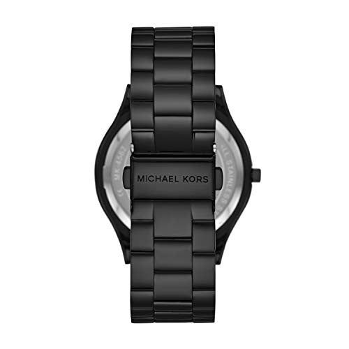  Shop Authentic Michael Kors Runway Quartz Black Dial Black Steel Strap Watch For Women - MK4562 - Luxxuri