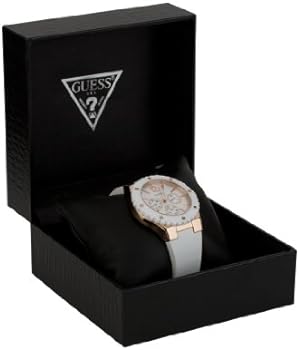  Shop Authentic Guess Overdrive Analog White Dial White Rubber Strap Watch for Women - W10614L2 - Luxxuri