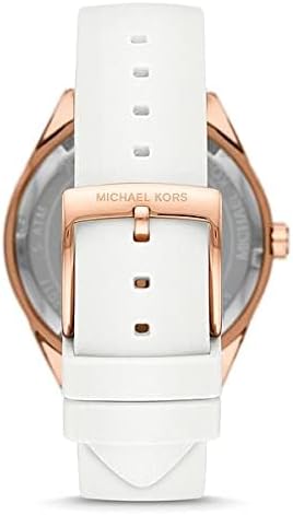  Shop Authentic Michael Kors Oversized Sport Quartz White Dial White Rubber Strap Watch For Women - MK6945 - Luxxuri