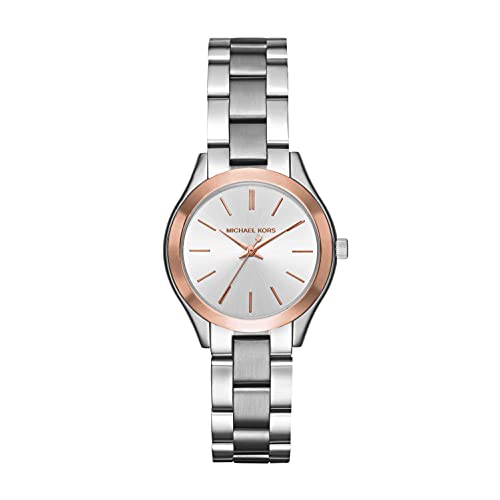  Shop Authentic Michael Kors Mini Slim Runway Silver Dial Silver Steel Strap Watch for Women - MK3514 - Luxxuri