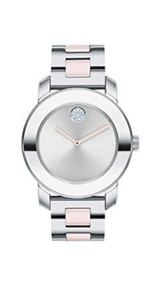  Shop Authentic Movado Bold Silver Dial Two Tone Steel Strap Watch for Women - 3600702 - Luxxuri
