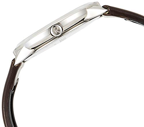  Shop Authentic Calvin Klein Minimal Silver Dial Brown Leather Strap Watch for Men - K3M221G6 - Luxxuri