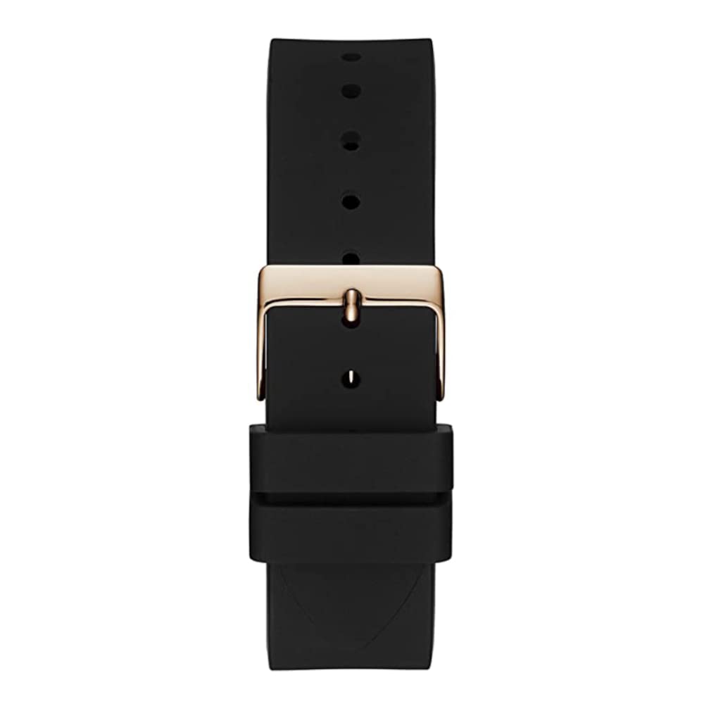  Shop Authentic Guess Venus Diamonds Black Dial Black Rubber Strap Watch for Women - GW0118L2 - Luxxuri