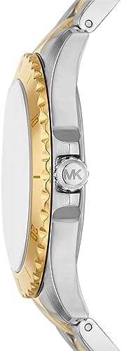 Shop Authentic Michael Kors Everest Three Hand Silver Dial Two Tone Steel Strap Watch For Men - MK9141 - Luxxuri