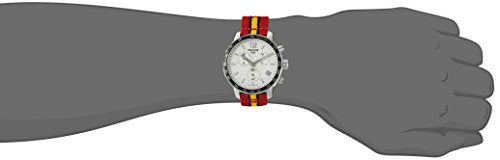 Shop Authentic Tissot Quickster Chronograph NBA Miami Heat Edition White Dial Two Tone NATO Strap Watch for Men - T095.417.17.037.08 - Luxxuri