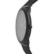  Shop Authentic Calvin Klein Minimal Black Dial Black Mesh Bracelet Watch for Men - K3M514B1 - Luxxuri