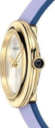  Shop Authentic Versace V-Flare Silver Dial Purple Leather Strap Watch for Women - VEBN00318 - Luxxuri