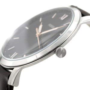  Shop Authentic Fossil The Minimalist 3H Black Dial Brown Leather Strap Watch for Men - FS5464 - Luxxuri