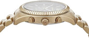  Shop Authentic Michael Kors Lexington Chronograph Black Dial Gold Steel Strap Watch for Men - MK9155 - Luxxuri