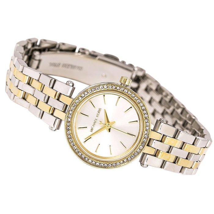  Shop Authentic Michael Kors Darci White Dial Two Tone Steel Strap Watch for Women - MK3323 - Luxxuri