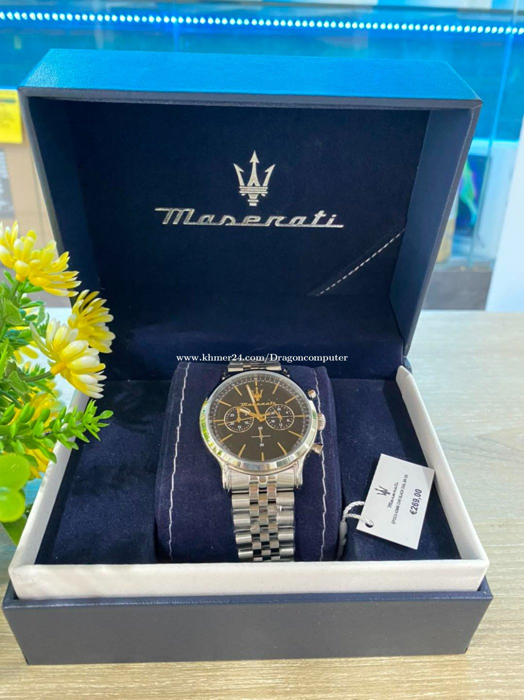  Shop Authentic Maserati Epoca Chronograph Black Dial Silver Steel Strap Watch For Men - R8873618017 - Luxxuri