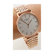  Shop Authentic Tissot Everytime Medium White Dial Rose Gold Mesh Bracelet Watch For Men - T109.410.33.031.00 - Luxxuri