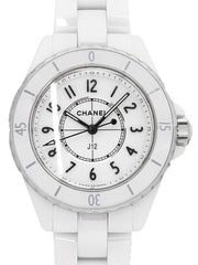  Shop Authentic Chanel J12 Quartz White Dial White Steel Strap Watch for Women - J12 H5698 - Luxxuri
