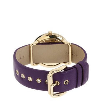  Shop Authentic Marc Jacobs Amy Purple Dial Purple Leather Strap Watch for Women - MBM1151 - Luxxuri