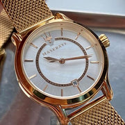  Shop Authentic Maserati Epoca Mother of Pearl Dial Rose Gold Mesh Strap Watch For Women - R8853118506 - Luxxuri