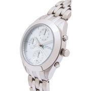  Shop Authentic Marc Jacobs Peeker Chronograph Silver Dial Silver Steel Strap Watch for Women - MBM3371 - Luxxuri