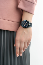  Shop Authentic Fossil Perfect Boyfriend Multifunction Blue Dial Blue Steel Strap Watch for Women - ES4093 - Luxxuri