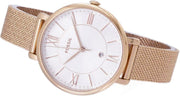  Shop Authentic Fossil Jacqueline Mother of Pearl White Dial Gold Mesh Strap Watch for Women - ES4352 - Luxxuri