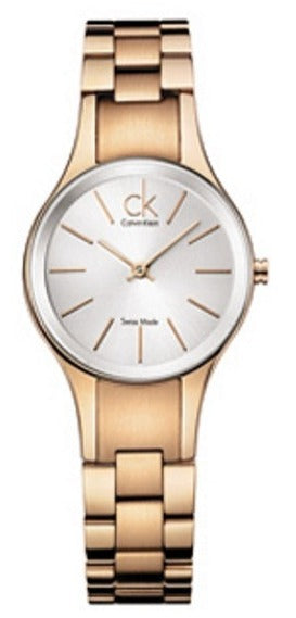  Shop Authentic Calvin Klein Simplicity White Dial Rose Gold Steel Strap Watch for Women - K4323520 - Luxxuri