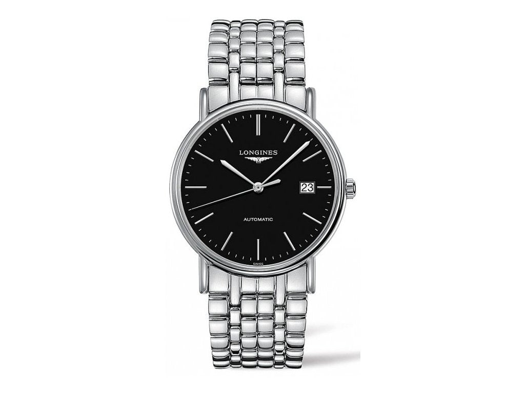  Shop Authentic Longines Presence 38.5mm Automatic Stainless Steel Watch for Men - L4.921.4.52.6 - Luxxuri