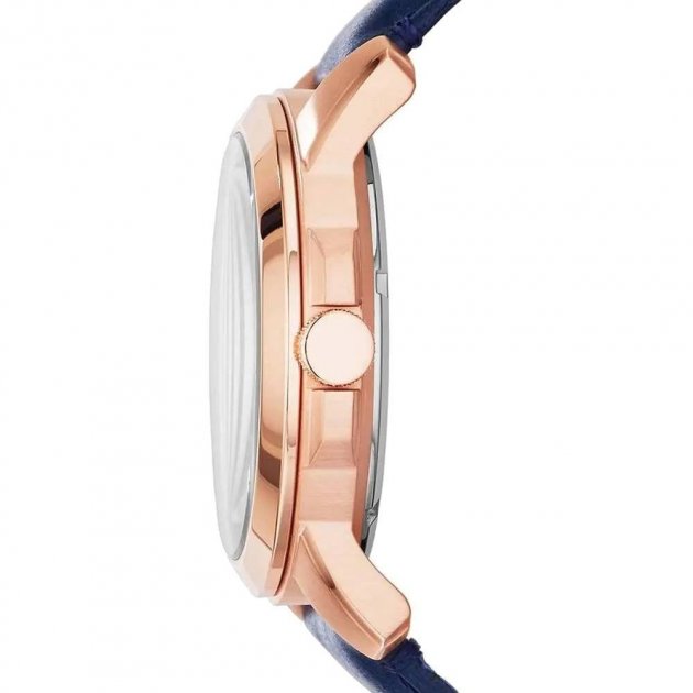  Shop Authentic Fossil Grant Mechanical Blue Dial Blue Leather Strap Watch for Men - ME3054 - Luxxuri