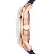  Shop Authentic Fossil Grant Mechanical Blue Dial Blue Leather Strap Watch for Men - ME3054 - Luxxuri