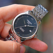  Shop Authentic Tissot Le Locle Automatic Black Dial Silver Steel Strap Watch For Men - T006.408.11.057.00 - Luxxuri