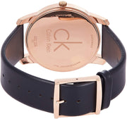  Shop Authentic Calvin Klein City Quartz Grey Dial Black Leather Strap Watch for Men - K2G2G6C3 - Luxxuri