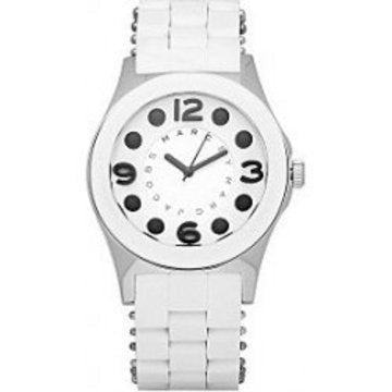  Shop Authentic Marc Jacobs Rock White Dial White Silicone Strap Watch for Women - MBM2532 - Luxxuri