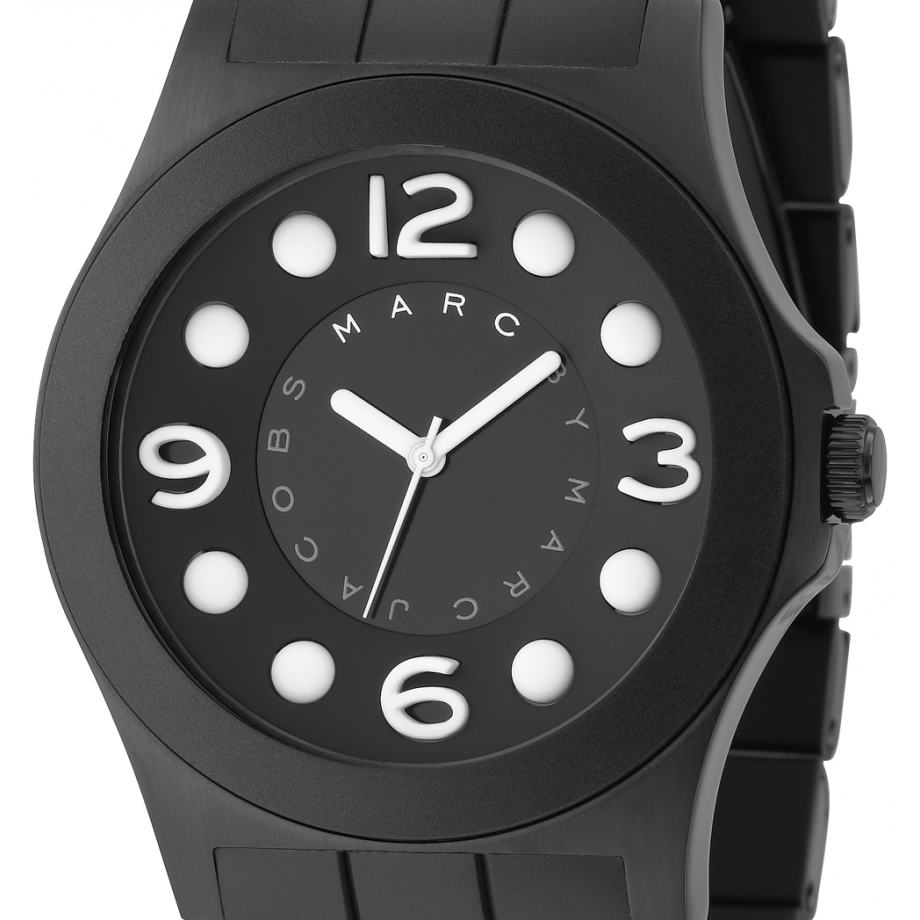  Shop Authentic Marc Jacobs Pelly Black Dial Black Silicone Strap Watch for Women - MBM2516 - Luxxuri