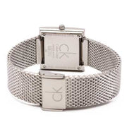  Shop Authentic Calvin Klein Mark Silver Dial Silver Mesh Bracelet Watch for Women - K3R23126 - Luxxuri