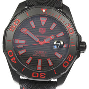  Shop Authentic Tag Heuer Aquaracer Caliber 5 Black Dial Black Nylon Strap Watch for Men - WAY208A.FC6381 - Luxxuri