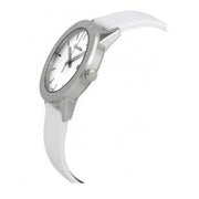  Shop Authentic Calvin Klein Steady Silver Dial White Leather Strap Watch for Women - K7Q211L6 - Luxxuri