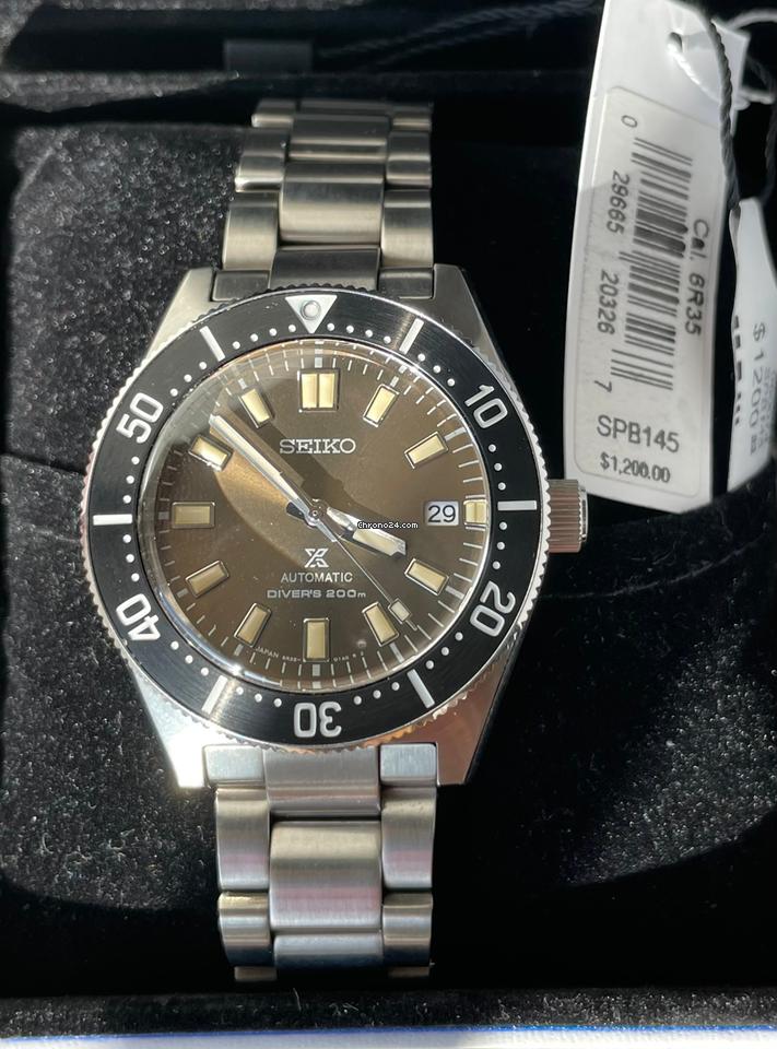  Shop Authentic Seiko Prospex 55th Anniversary Edition Brown Dial Silver Steel Strap Watch For Men - SPB145J1 - Luxxuri
