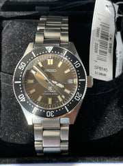  Shop Authentic Seiko Prospex 55th Anniversary Edition Brown Dial Silver Steel Strap Watch For Men - SPB145J1 - Luxxuri
