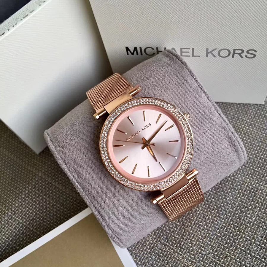  Shop Authentic Michael Kors Darci Rose Gold Dial Rose Gold Mesh Bracelet Watch for Women - MK3369 - Luxxuri