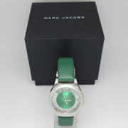  Shop Authentic Marc Jacobs Henry Skeleton Green Dial Green Leather Strap Watch for Women - MBM1336 - Luxxuri
