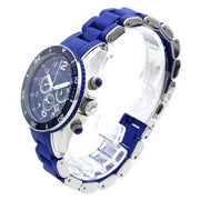  Shop Authentic Marc Jacobs Rock Chronograph Blue Dial Blue Silicone Strap Watch for Women - MBM2548 - Luxxuri
