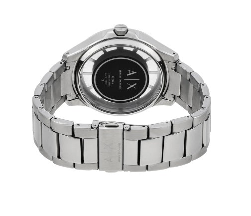  Shop Authentic Armani Exchange Hampton Chronograph Grey Dial Silver Steel Strap Watch For Men - AX2405 - Luxxuri