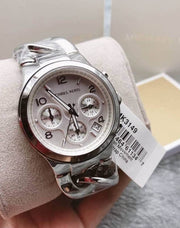  Shop Authentic Michael Kors Runway Twist Silver Dial Silver Stainless Steel Strap Watch for Women - MK3149 - Luxxuri