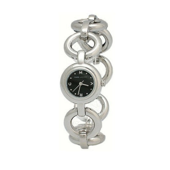  Shop Authentic Marc Jacobs Amy Black Dial Silver Steel Strap Watch for Women - MBM3004 - Luxxuri