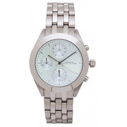  Shop Authentic Marc Jacobs Peeker Chronograph Silver Dial Silver Steel Strap Watch for Women - MBM3371 - Luxxuri