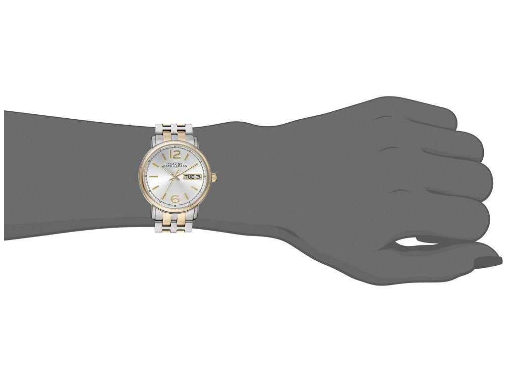  Shop Authentic Marc Jacobs Fergus Silver Dial Two Tone Steel Strap Watch for Women - MBM3426 - Luxxuri