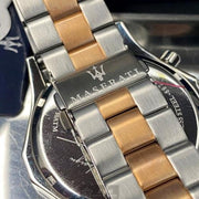  Shop Authentic Maserati Circuito Chronograph Black Dial Two Tone Steel Strap Watch For Men - R8873627004 - Luxxuri