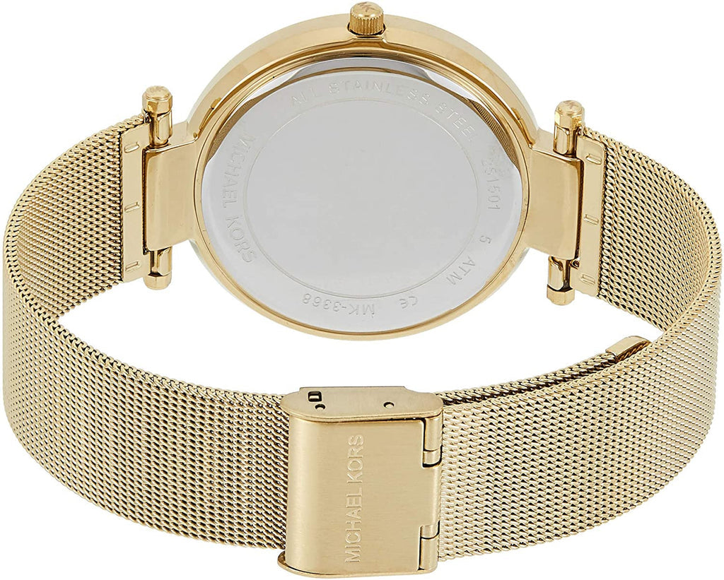  Shop Authentic Michael Kors Darci Gold Dial Gold Mesh Bracelet Watch for Women - MK3368 - Luxxuri