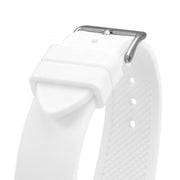  Shop Authentic Guess Frontier Diamonds Silver Dial White Rubber Strap Watch For Women - W1160L4 - Luxxuri