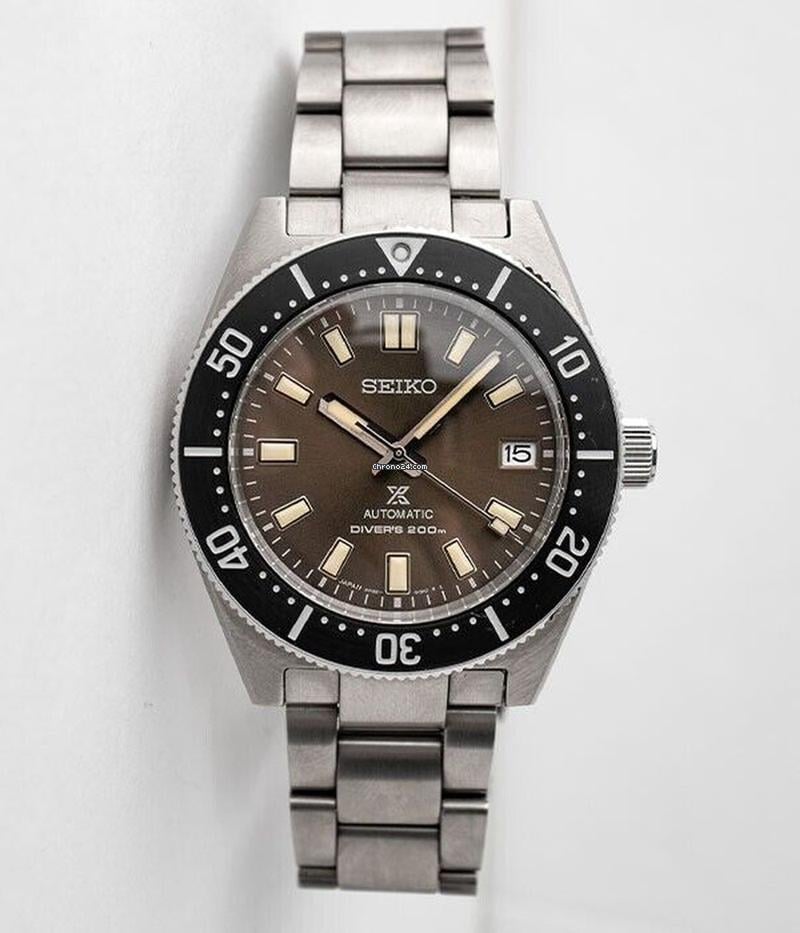 Shop Authentic Seiko Prospex 55th Anniversary Edition Brown Dial Silver Steel Strap Watch For Men - SPB145J1 - Luxxuri