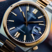  Shop Authentic Citizen Tsuyosa Automatic Grey Dial Two Tone Steel Strap Watch For Men - NJ0154-80H - Luxxuri