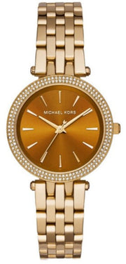  Shop Authentic Michael Kors Darci Amber Dial Gold Steel Strap Watch for Women - MK3408 - Luxxuri